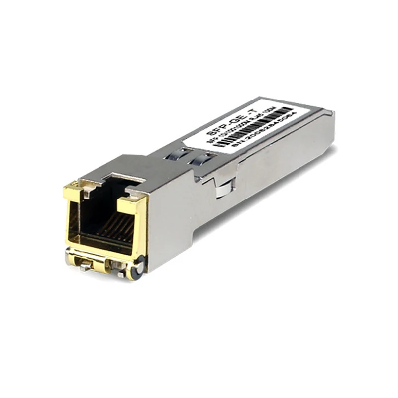 New Products 1.25g 100m Gigabit Electrical Port Optical Module Sfp To Rj45 Transceiver Module Compatible