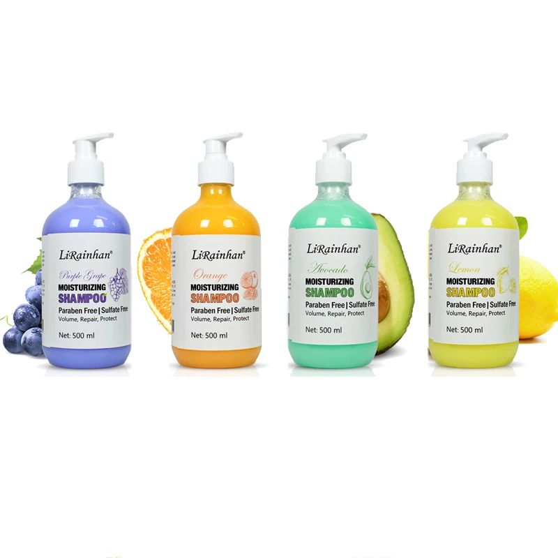 Private Label Orange Nourishing Smoothing Refreshing Volumizing Cleansing Moisturizing Biotin Hair Shampoo