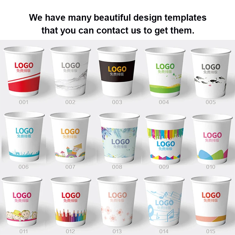 100% biodegradable 9oz 270ml craft paper cup custom