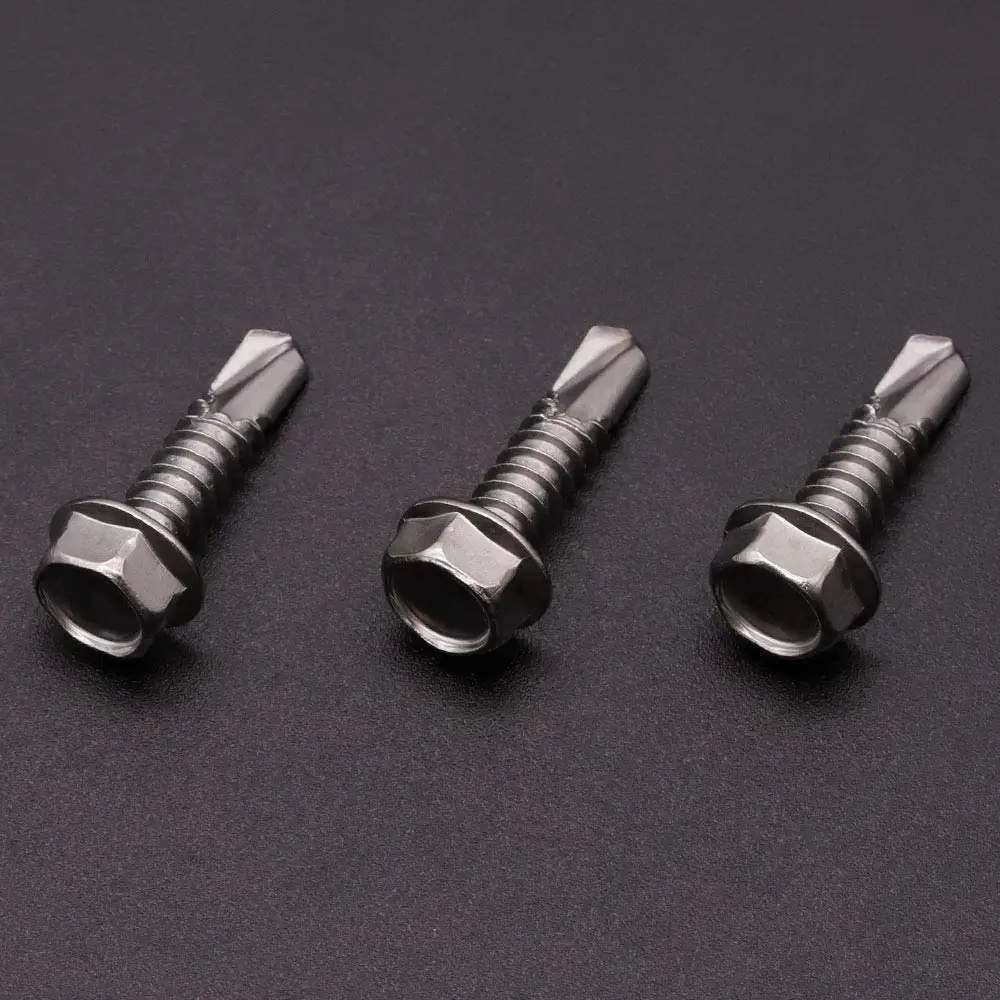 2024 Galvanized Hex Head Self Drilling Screw With Blue,Collated M12 Carbon Steel Self Drilling Screw Hex