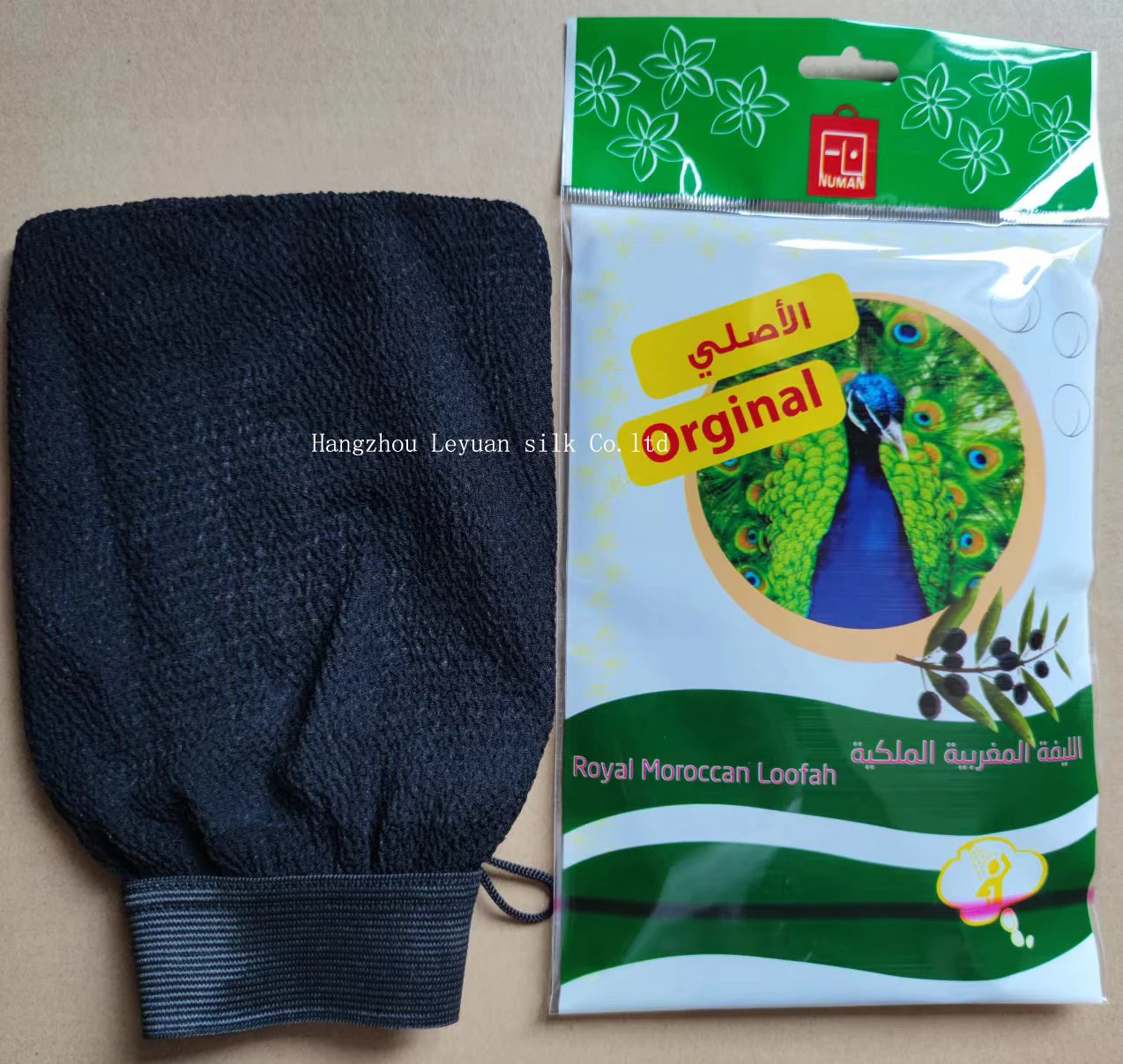 Extra  Rough Texture 300D Single 100% Viscose Rayon Morocco Bath Glove Fabric For Body Exfoliating Mitt Cloth