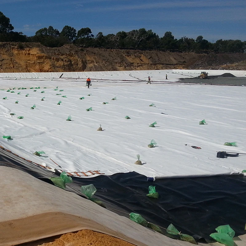 HDPE противопросачивающаяся мембрана используется для покрытия свалки гидроизоляция фундамента геомембранная 1 мм