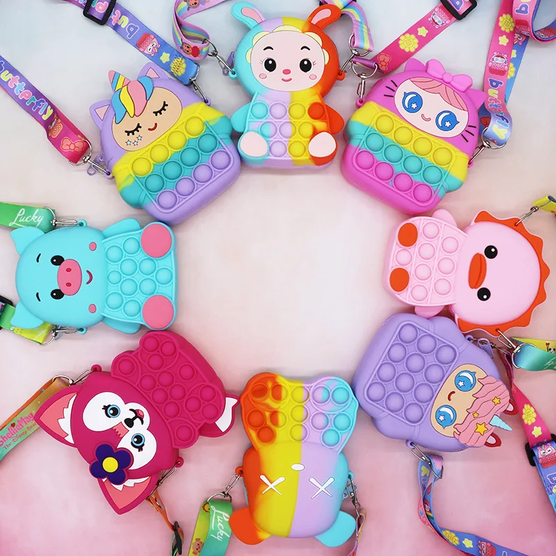 Силиконовая сумка через плечо