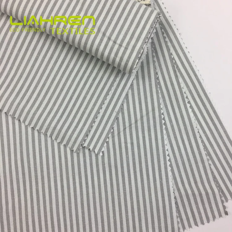  Eco-friendly Hemp Plain Strip Fabric Woven With 35%Hemp 65%Bamboo For Bed