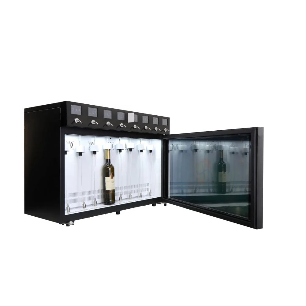 Best quality 8 bottles bar cooler electric wine dispenser automatic machine