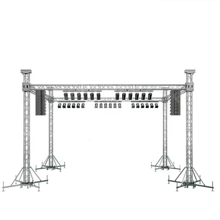 Lighting Truss Displays Aluminium Stage Truss Tothet Line Array Canopy Steel Roof Truss Lift Tower-Durable Versatile