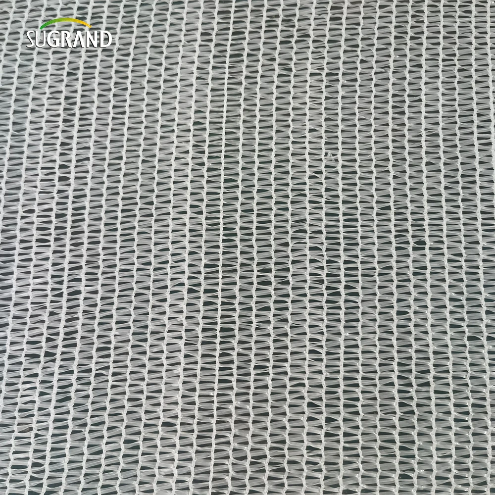 environmental protection plastic HDPE white shade net roll in low price from China