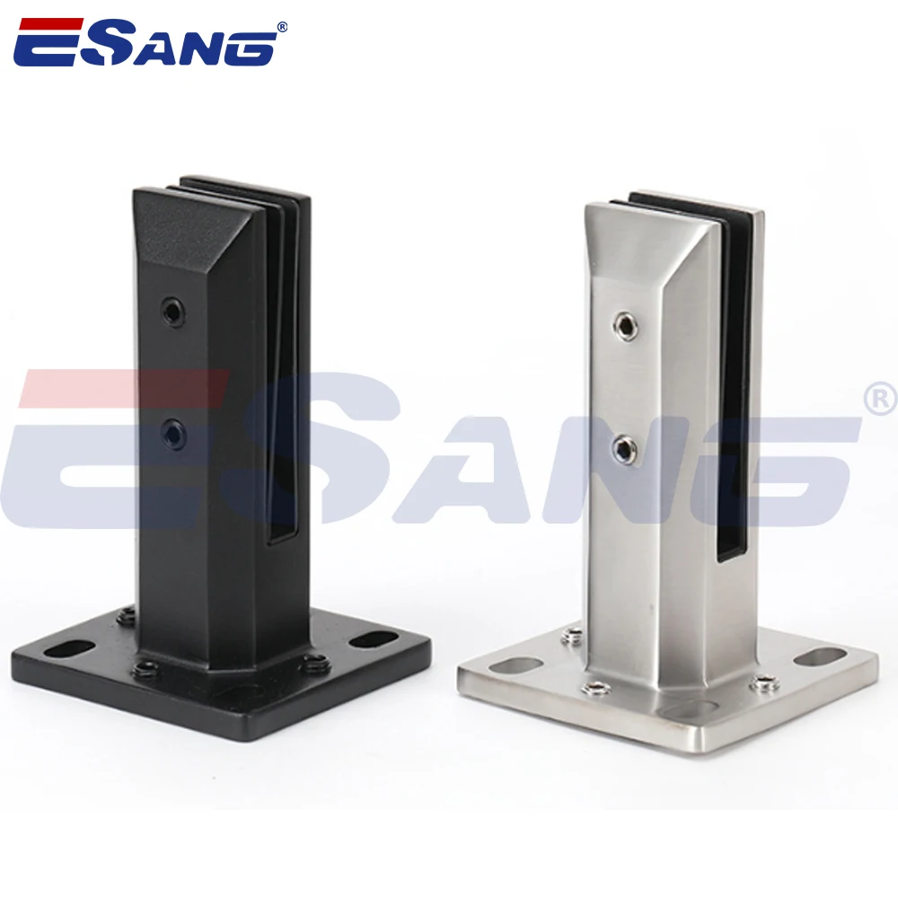 ESANG Pool Fence Gold 304 316 Stainless Steel Spigot Glass Railing Clamp For 8-12Mm Glass