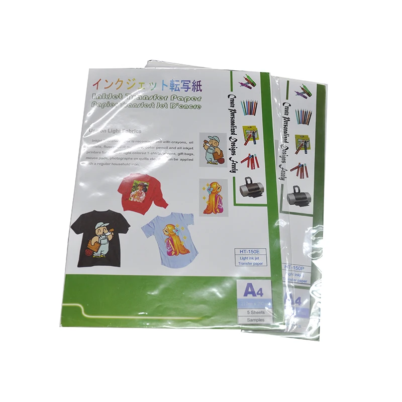 Bulk Women Dark Cotton Garments Heat Transfer Sublimation A4 Printing Paper