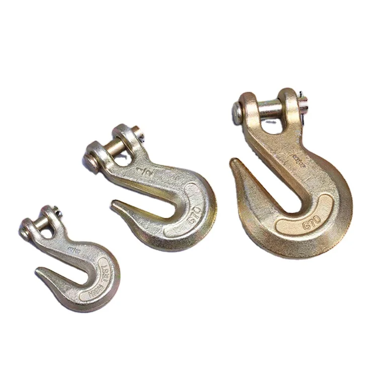 Galvanized G70 Drop Forged Clevis Slip Hook for Lifting Rigging Hardware