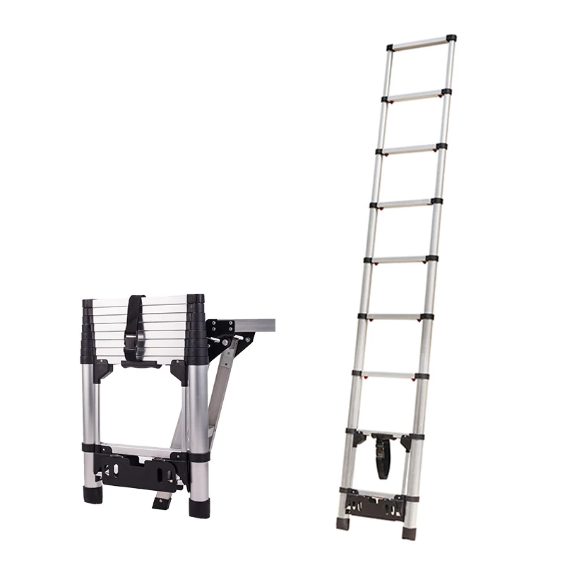 Multi Function Folding Extension Ladder Aluminium Folding Lader Aluminium 9 Step Ladder For Sale