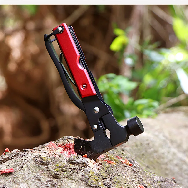 Hot Selling Folding Multi-function Car Emergency Escape Life-saving Hammer Outdoor Camping Multi-purpose Tool