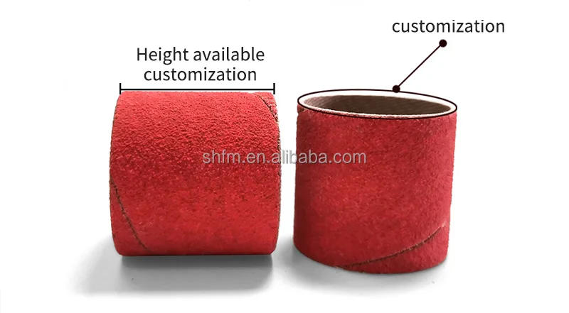 NEW ceramic Spindle sanding bands sleeve for drum sander spiral band