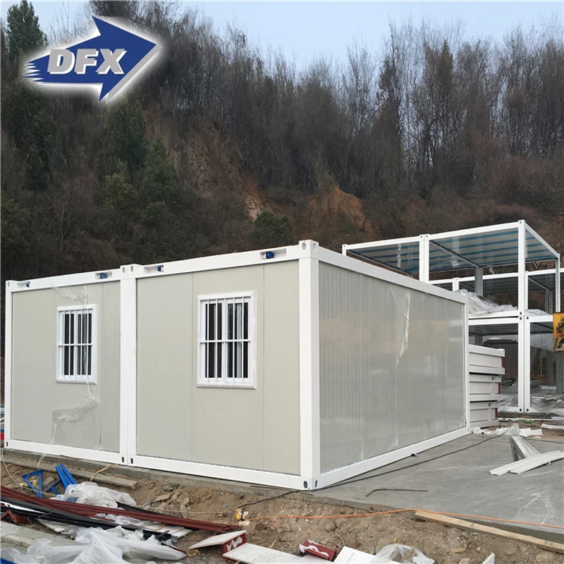 prefab container house two storey container house