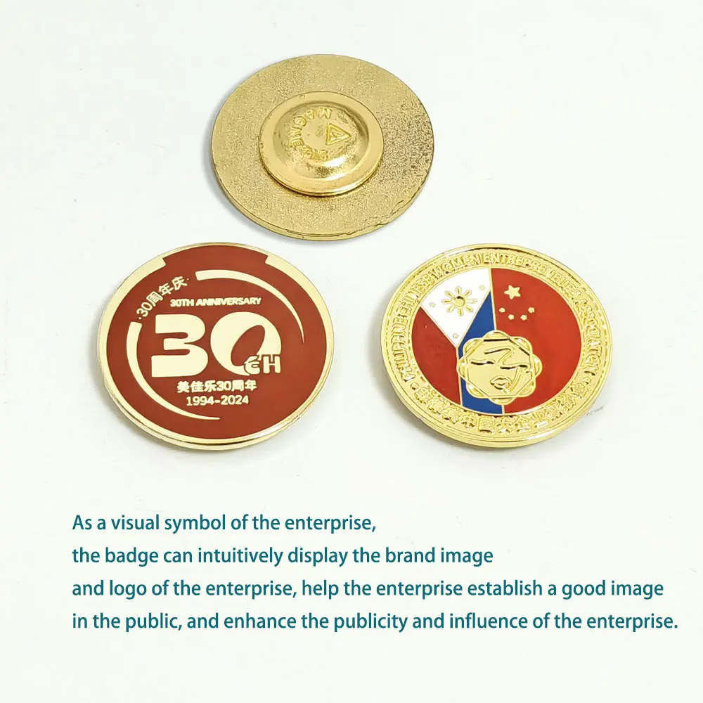 Lapel Pin Manufacturer Zinc Alloy Metal Craft Wholesale Design Brooch Custom Badge Company Logo Soft Hard Enamel Pins