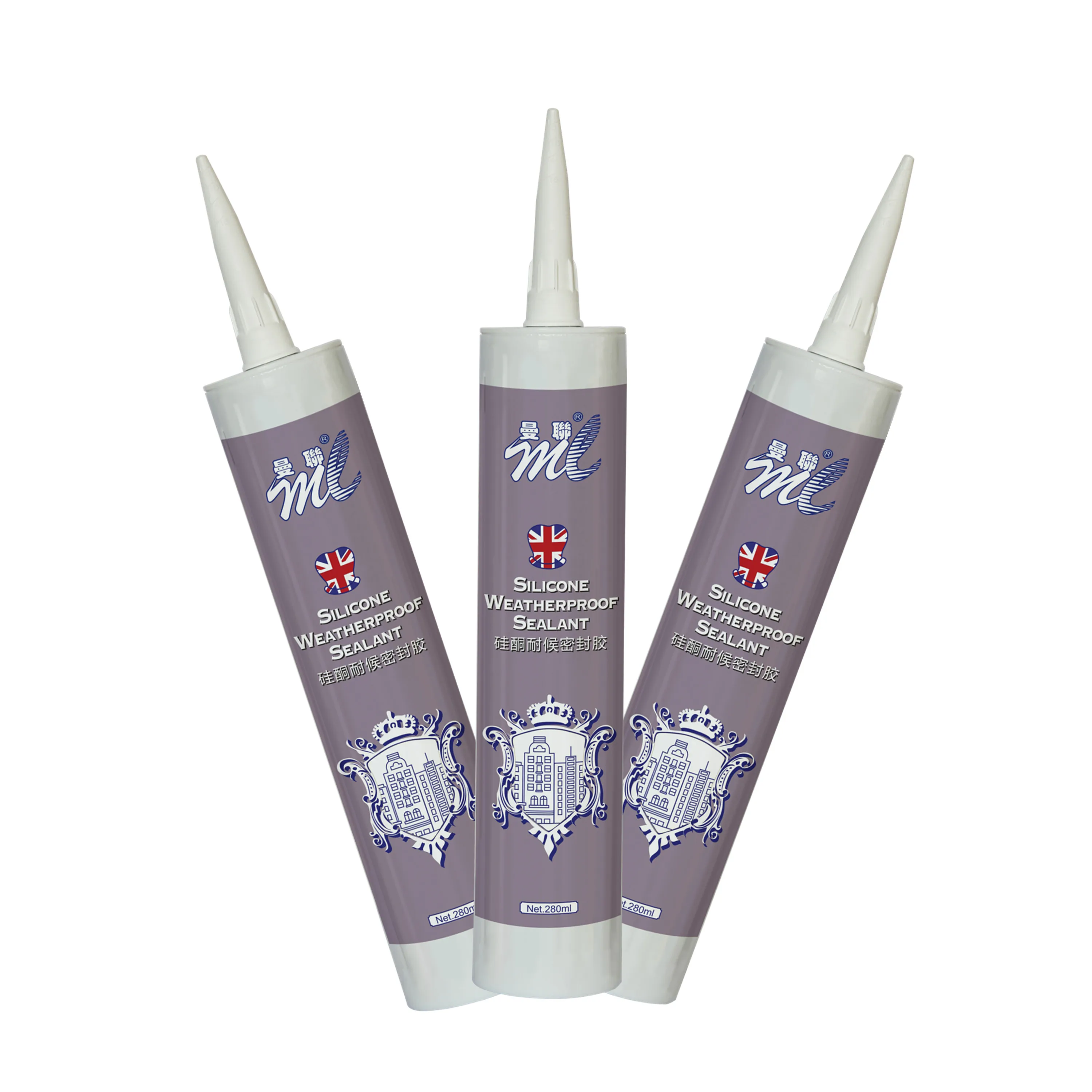 
 Сверхкачественный нейтральный силиконовый герметик ML RTV, клей для стеклянной цементной трубки, герметик с защитой от атмосферных воздействий, 280 м, 300 мл, белый, 590 мл, черный  