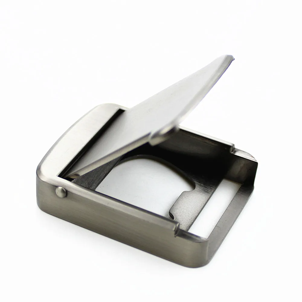 40 mm custom blank canvas metal belt buckle with bottle opener