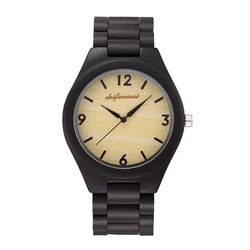 shifenmei S5507 oem custom logo high quality black sandal wood strap fashion low price watch