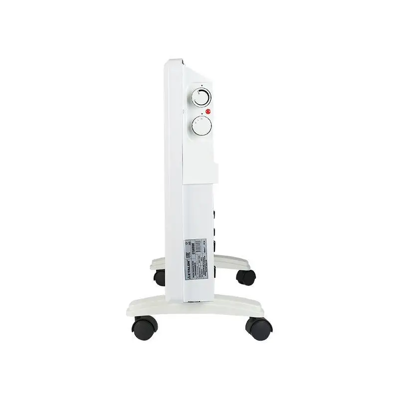 1500W quiet electric panel space heater for indoor use with adjustable thermostat freestanding wall mount full room heating