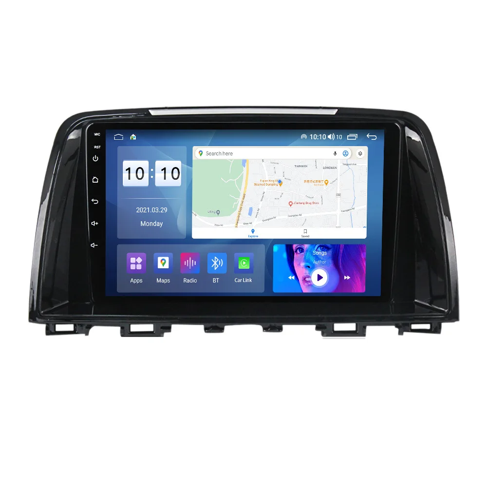 Android 11 Car DVD For Mazda 6 Atenza 2013-2017 radio multimedia player stereo gps navigation With BT
