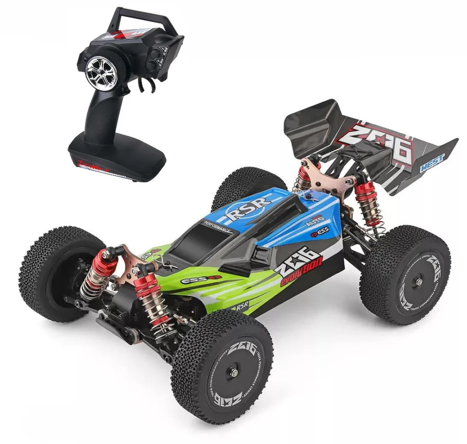 Hot Sale 60km/H Wltoys 144001 RC Buggy Hobby High Speed 1:14 Racing Car 2.4G 4WD Kid Toy Strong Body Mini RC Car Christmas
