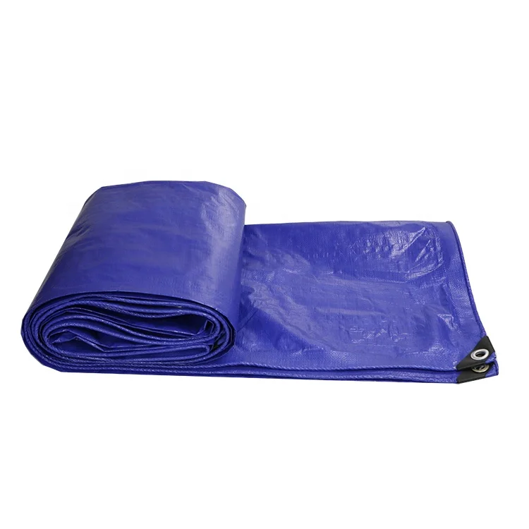 Blue Tarps Waterproof Sun Shelter Heavy-Duty PE Tarpaulin