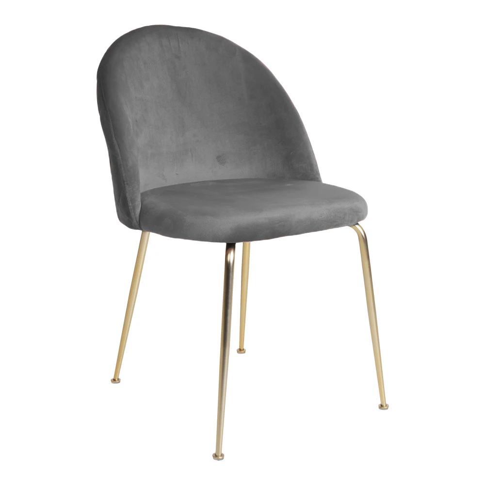 Nordic modern dining room chairs restaurant pu dining room chair home furniture leather dining table chair with metal legs