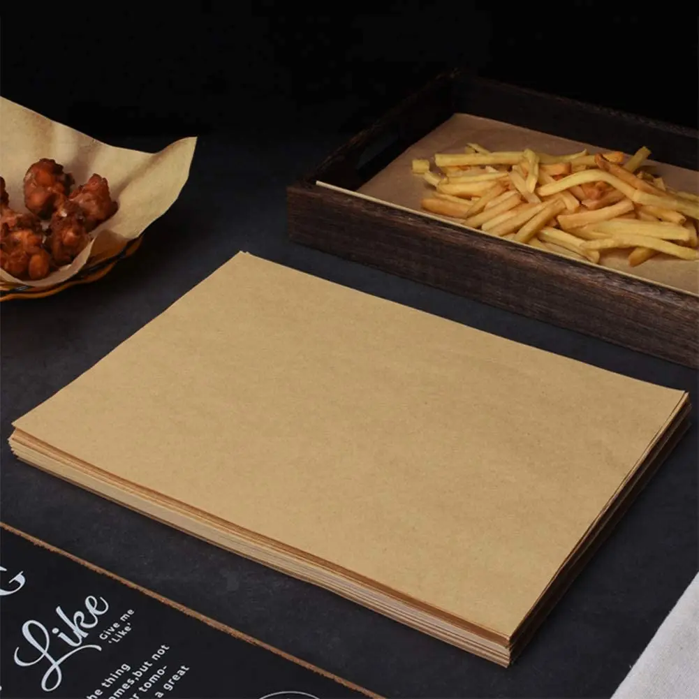 Printed Baking Parchment Paper Sheets and Rolls Household Utensil Non Stick Air Fryer Parchment Paper
