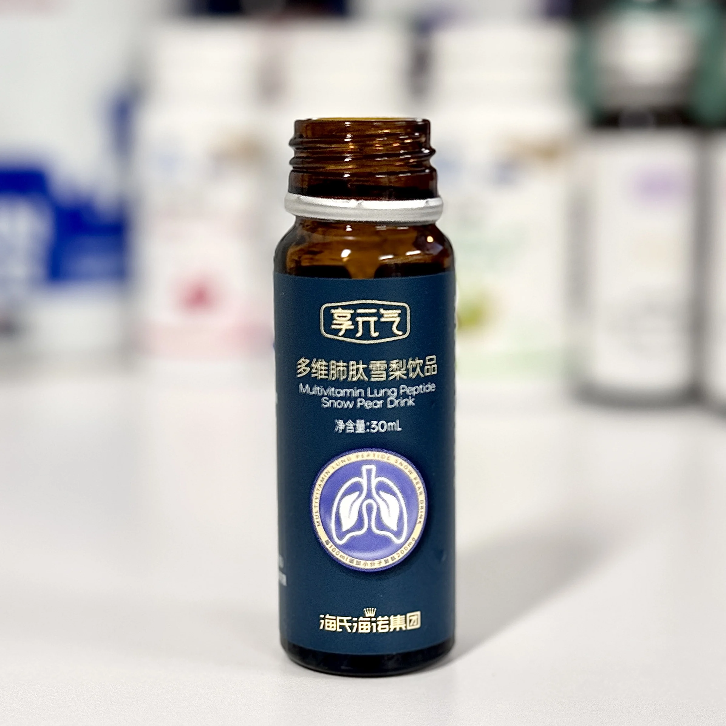 OEM Multidimensional Lung Peptide Snow Pear Beverage Natural Fruit Pear Juice Herbal Liquid Instant Drink Low Sugar 0 Fat