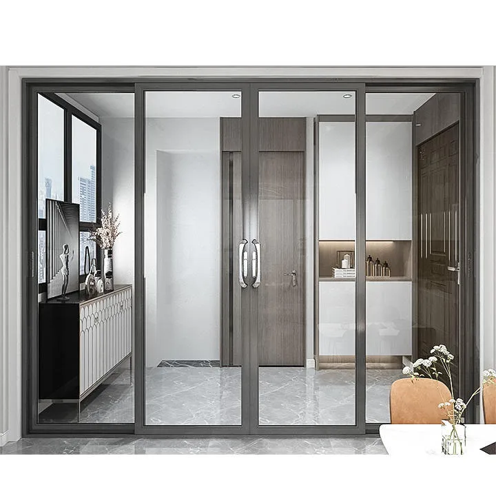 Canadian Standard Trackless Invisible Sliding Door System Sliding Doors