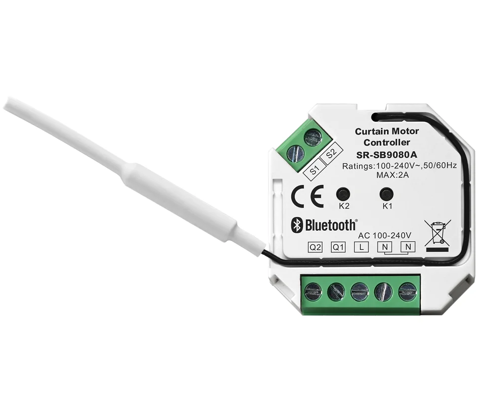 2.4G Mesh Curtain Motor Controller Bluetooth Smart for Roller Blinds Shutter Blinds Drapes Level Control