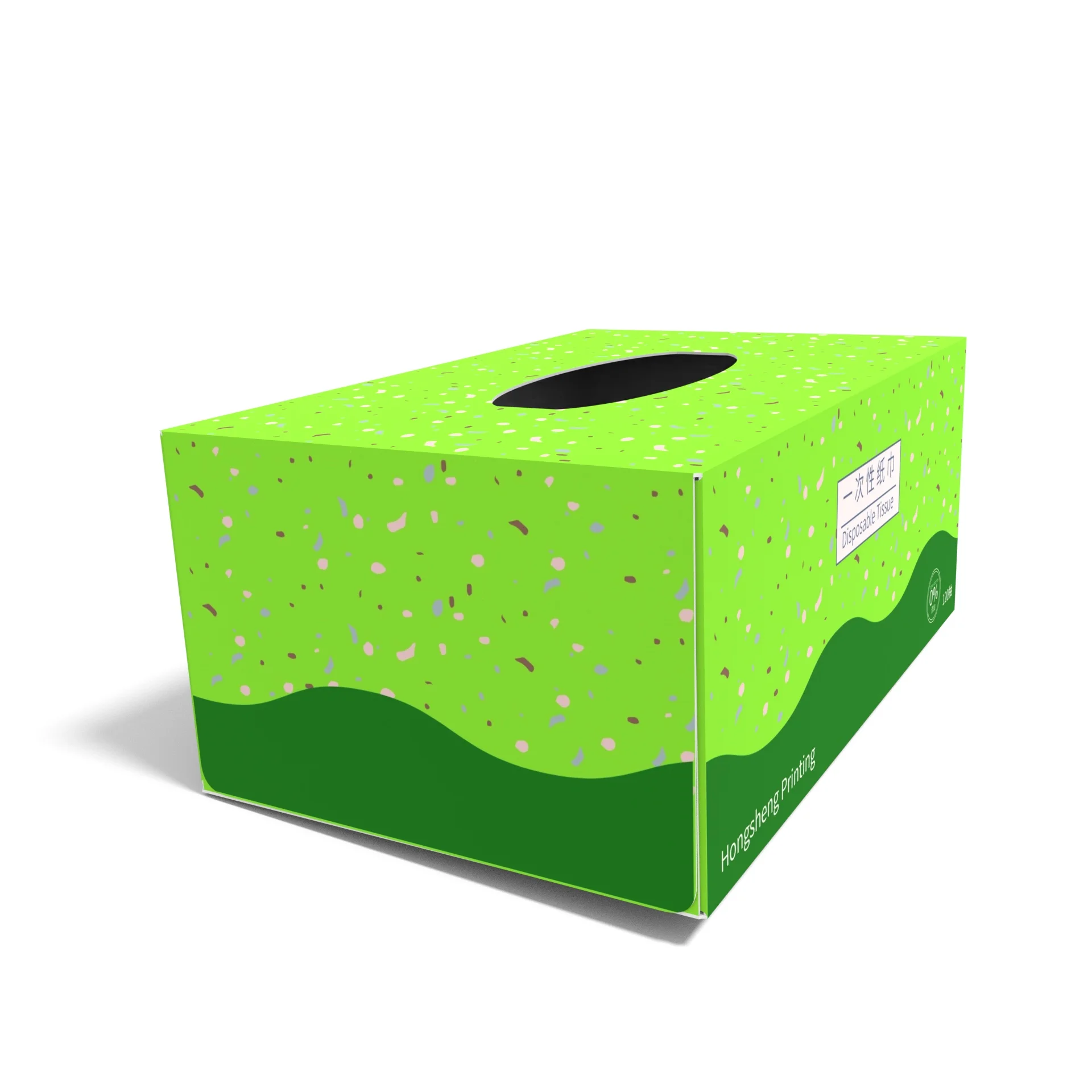 Factory Hot Sale Recyclable Cute Packaging Sealing Packing Tissue Carton Box For Personal Care
