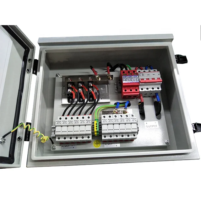 Durable Waterproof 1500V DC Solar PV Combiner Box for Solar Park Solar Farm