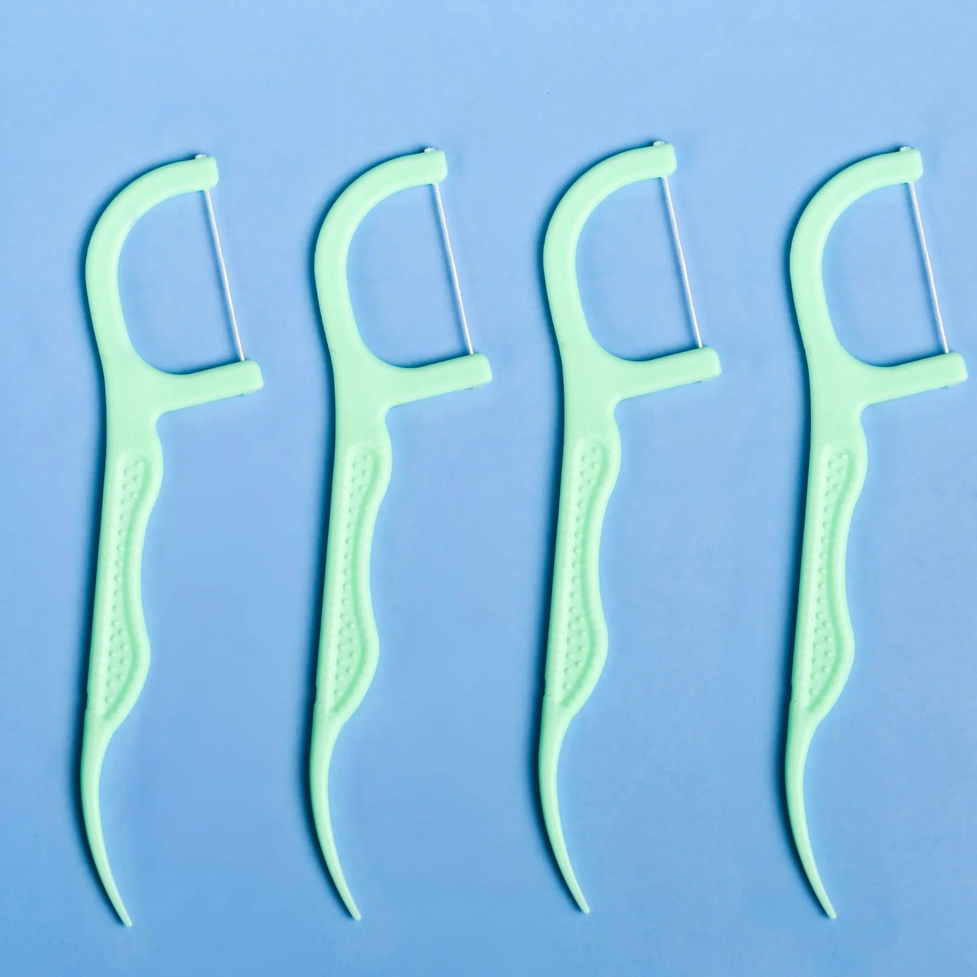 Bulk Biodegradable Personalized Eco Friendly Flosser Vegan Silk Tooth Nylon Dental Floss Pick For Kids