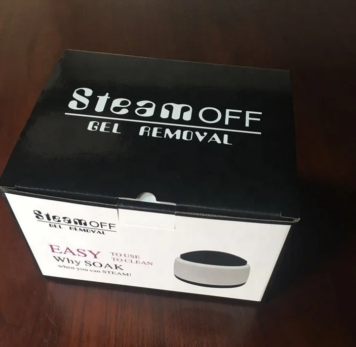 Steam Polish Removal Machine UV Gel Nail Polish Remover Steamer Heating Acetone UV Gel Polish Remover