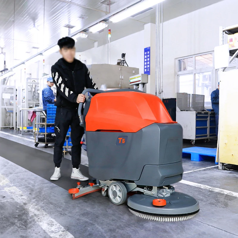 
Tan Long battery type ground washing machine T5 cleaning strength is strong suitable for a variety of occasions 