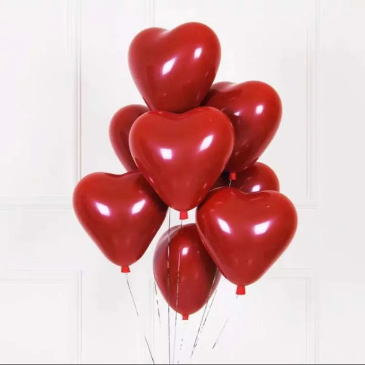 10 Inch Latex Balloons Banner Chinese Style Wedding Party Decor for Bedroom Decor