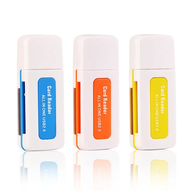 Высокое качество usb2.0 4 в 1 карта памяти M2 SD DV TF usb флэш-кардридер