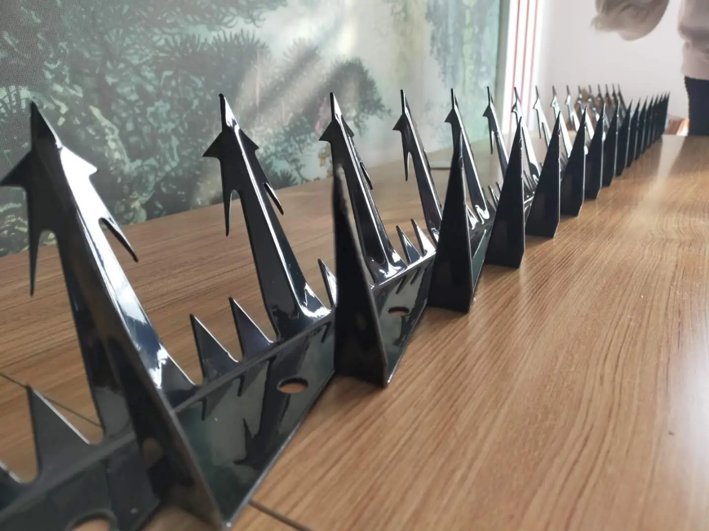 Animol control deterrent anti Climb Strips plastic thorn bird spike for pigeon hot dipped galvanized material