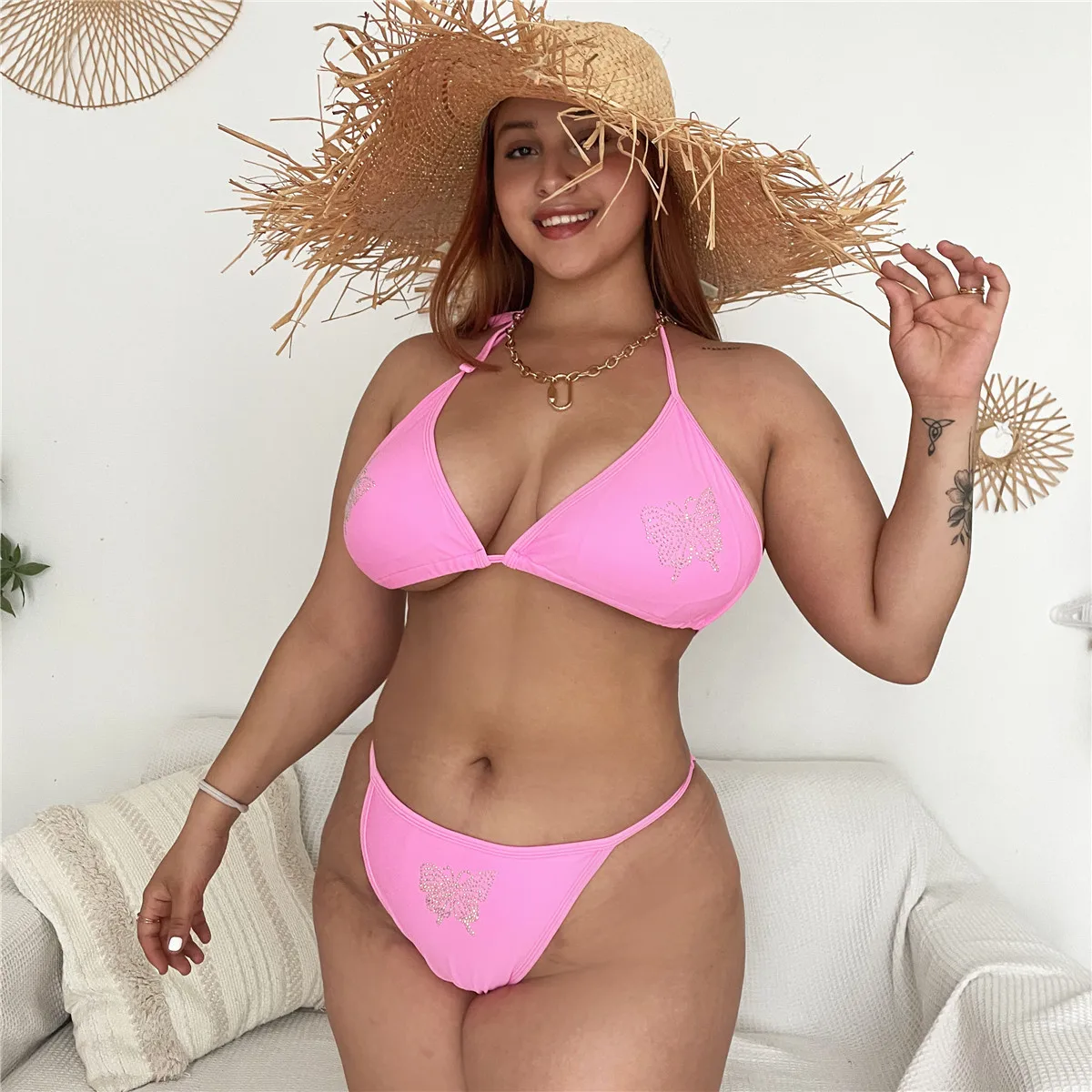 Fashion Show Sexy Bikini Luxury Swimwear Women Luxury Woman Bikini Beachwear Custom Thong Swimsuit