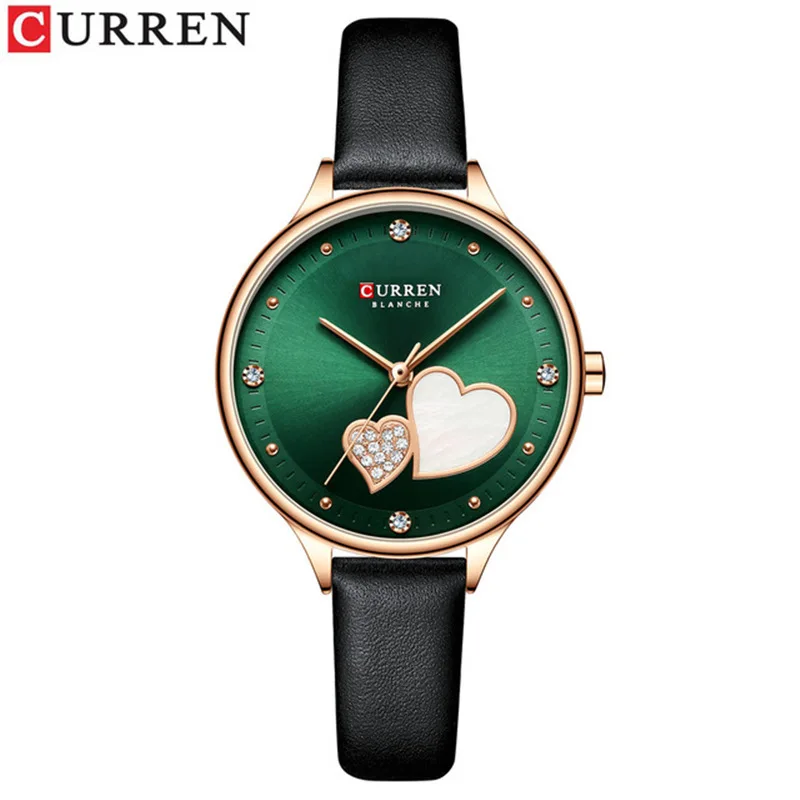 CURREN 9077 Rose Gold Watch Women Watches Ladies Steel Womens Bracelet Watches Female Clock aozemei