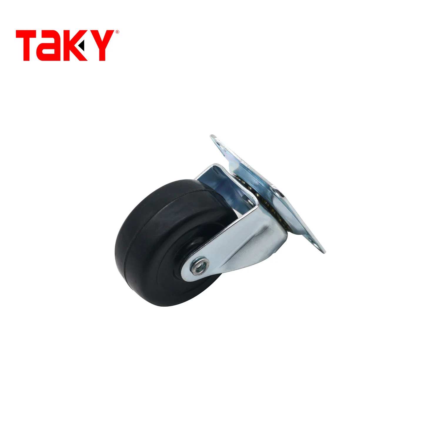 Furniture High Quality Steel Black Wheel White pp Plastic Swivel Caster Wheels