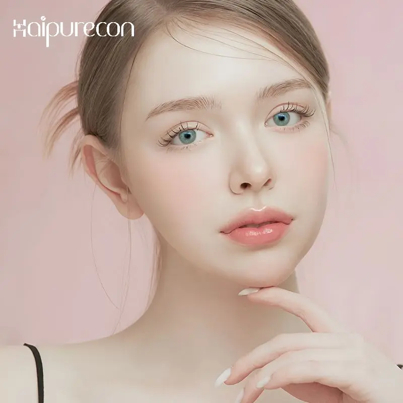 Hapeyemin non presciption colored contacts 1 year eye contacts cosmetic wholesale color contact lens