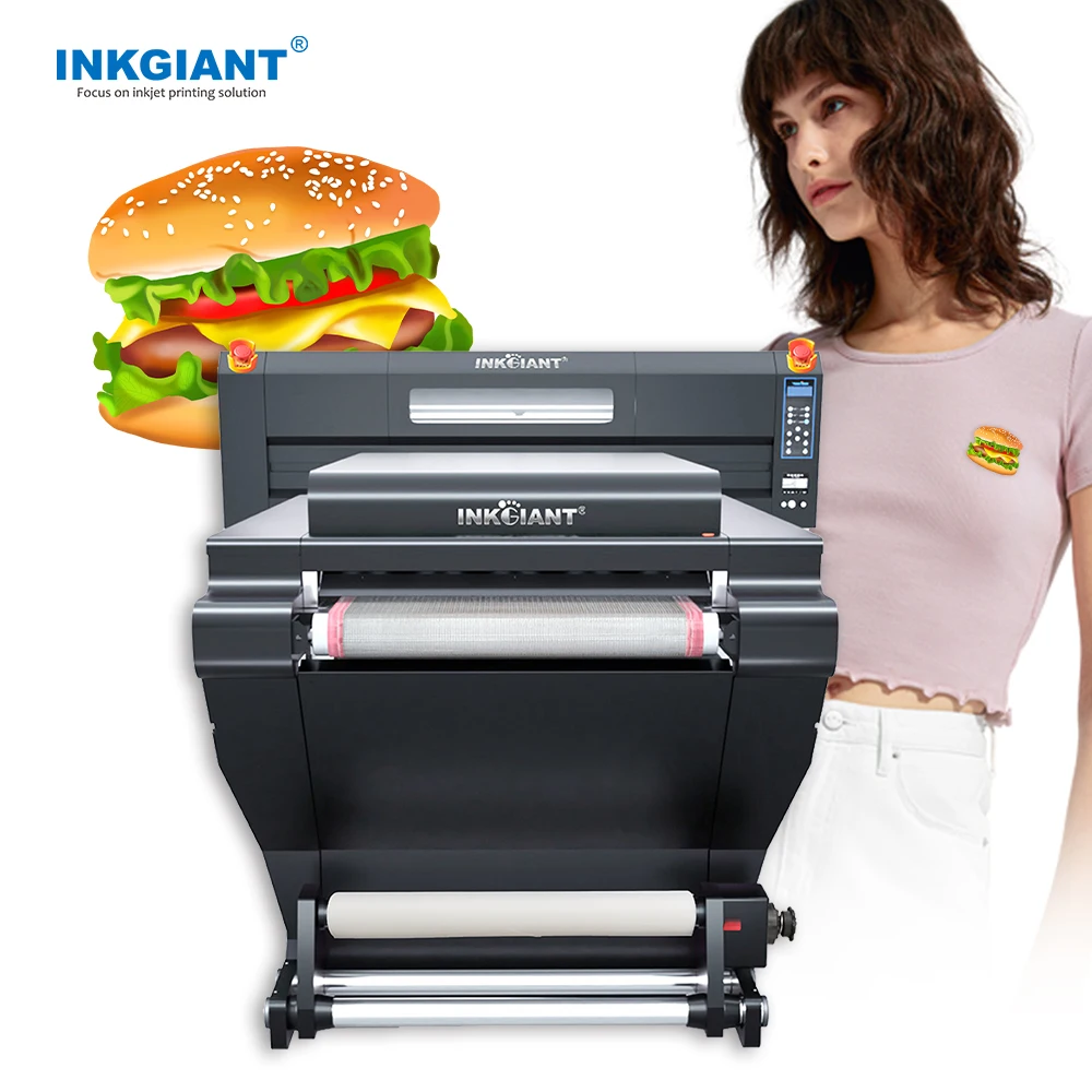 Inkjet 60cm dtf printers with four I3200 print heads for many different materials
