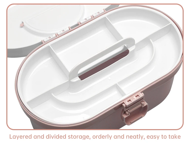 Household Travel Plastic Storage Container First Aid Kit Medical Box Medicine Chest Portable Plastic Pill Storage Box