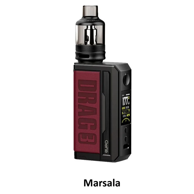 Best Price Drag 3 177W TC Kit Power By 18650 Battery 510 thread Box Mod Original
