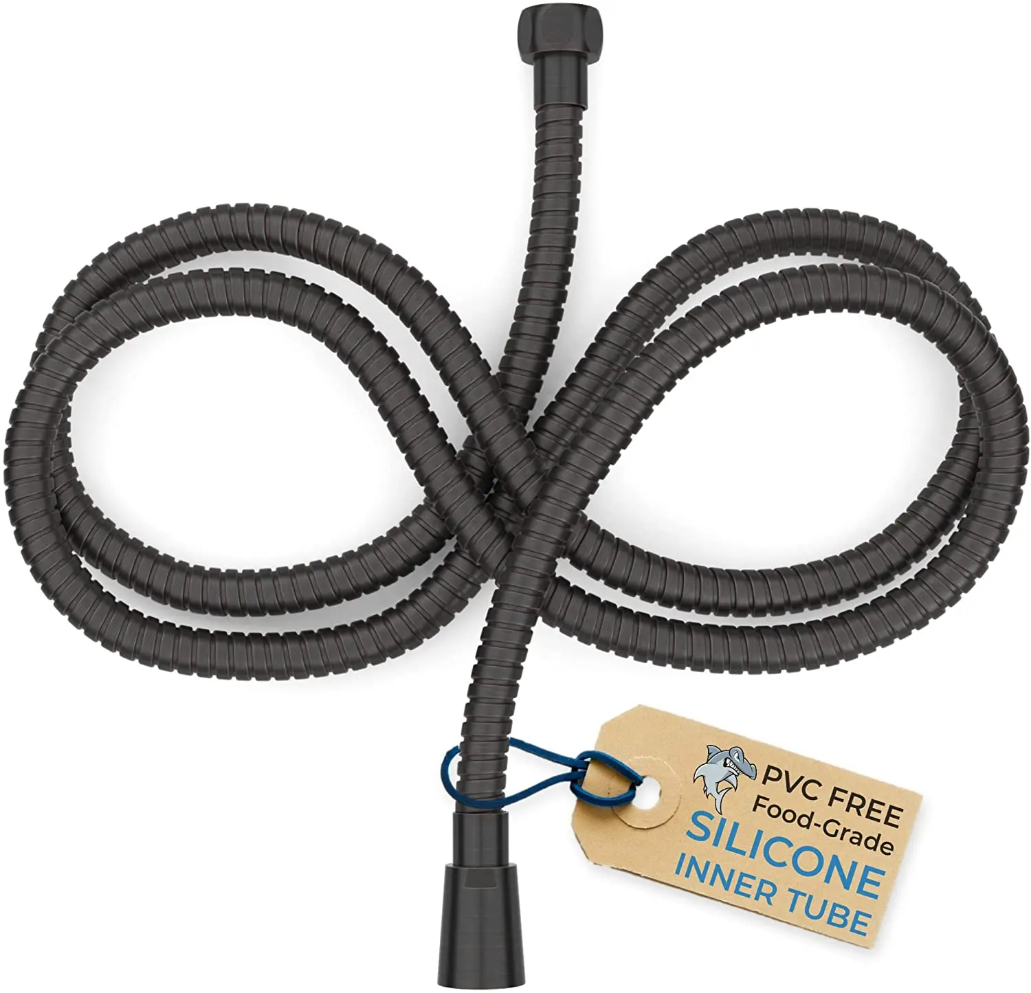 All Metal Shower Hose For Hand Held Shower Heads, Chrome Extra Long 72 Inch Cord Made With Commercial Grade Stainless Steel