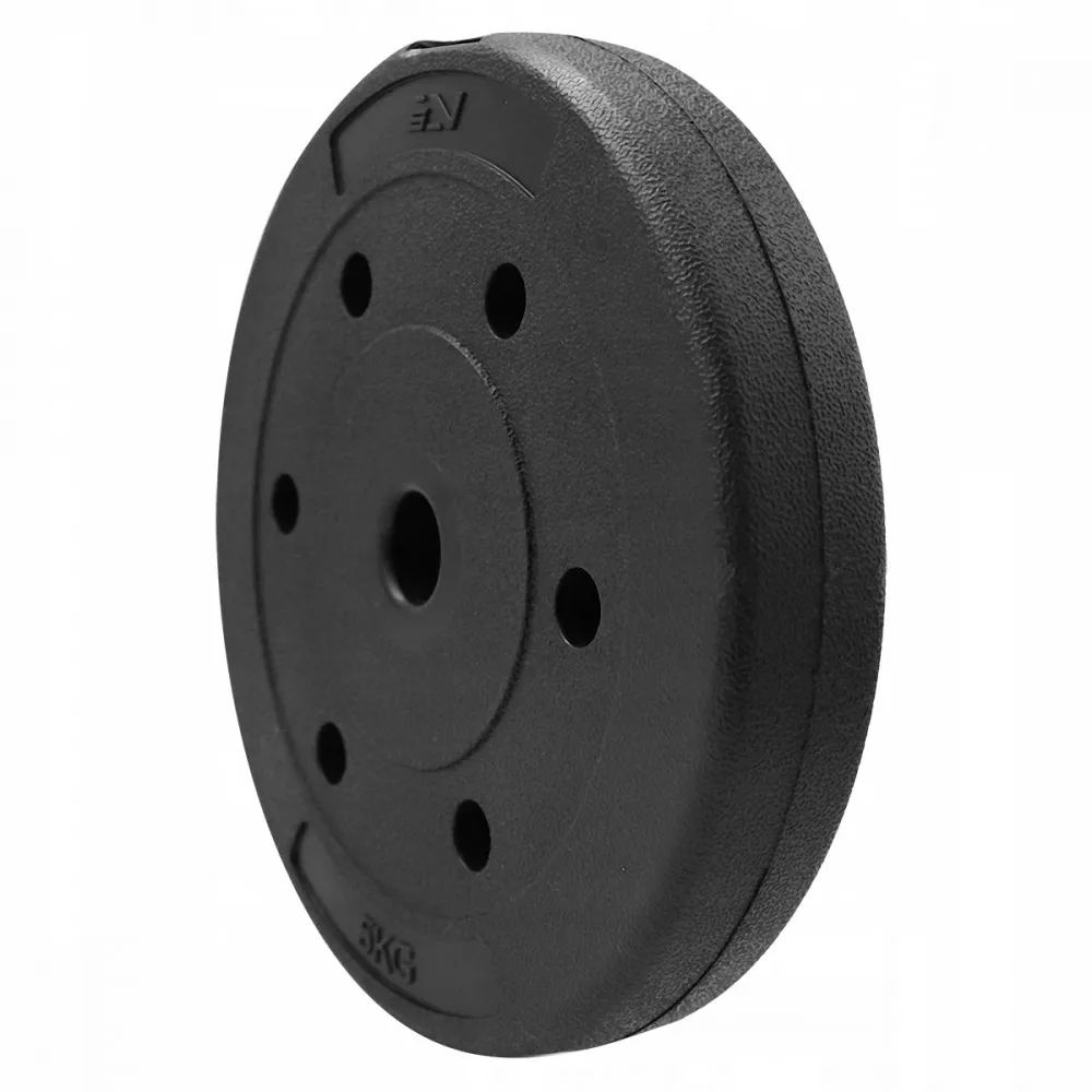 Plastic Free Weight Lifting   Barbell Plate Discs Weight Lifting Bumper Plate