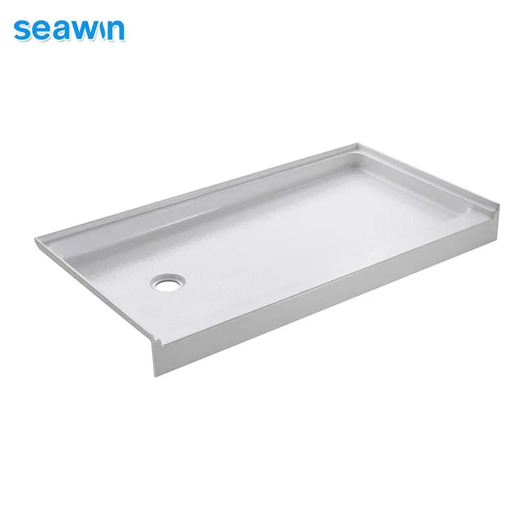 Seawin Good Quality Solid Surface Slim Square Base Acrylic Shower Tray