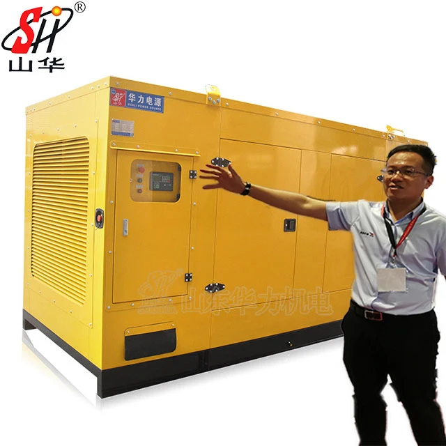 Customized 300kW 400kW 500kW Silent Diesel Genset With Stamford Alternator Brushless With AMF Controller